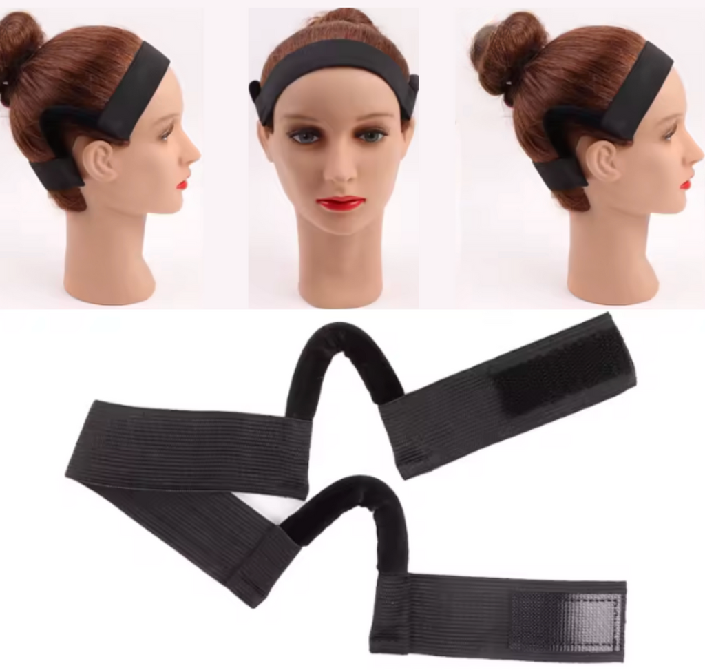 Ear Protection Lace Bands Painless No Ear Melting Lace Edges Adjustable Wig Elastic Band
