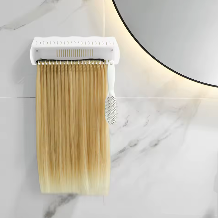 Hair Extension Holder Bundles Tape Ins Washing Coloring Styling Weave Holder Rack Hanger Tool