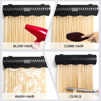 Hair Extension Holder Bundles Tape Ins Washing Coloring Styling Weave Holder Rack Hanger Tool