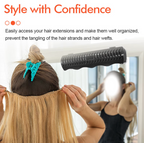 Hair Extension Holder Bundles Tape Ins Washing Coloring Styling Weave Holder Rack Hanger Tool