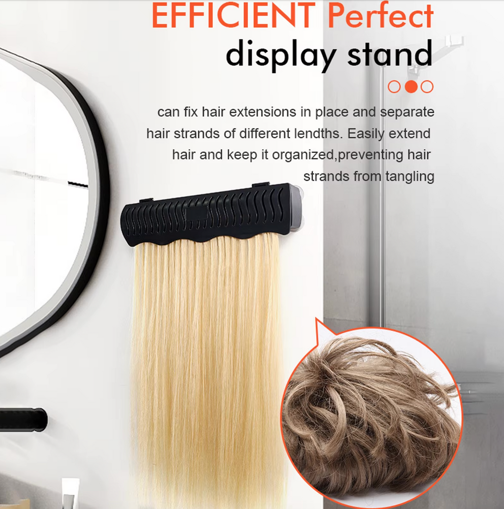 Hair Extension Holder Bundles Tape Ins Washing Coloring Styling Weave Holder Rack Hanger Tool