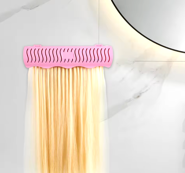 Hair Extension Holder Bundles Tape Ins Washing Coloring Styling Weave Holder Rack Hanger Tool