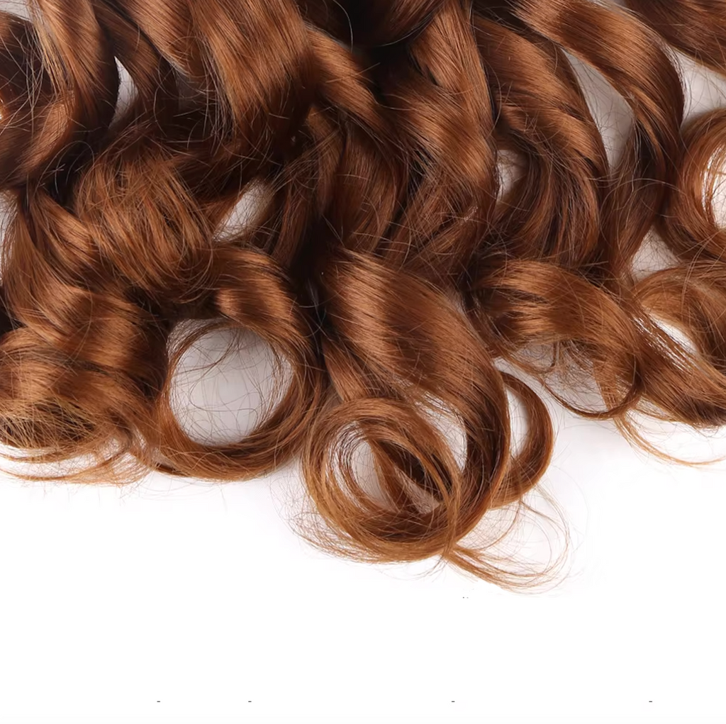 French Curly Braiding Hair Loose Wave Curl Synthetic Braids Twisting Crochet Pre Stretched Ombre Extensions