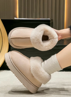 Low Top Fur Winter Fall Boots Fluffy Plush Antislip Fashion Slipper Warm Comfortable House Indoor Outdoor Insulated Thick Trending Ankle Boots