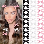 Mini Hair Bows Curly Little Girl Clip Bow Tie Barrette Hairpin Y2K 5-24 Pcs Headwear Accessories