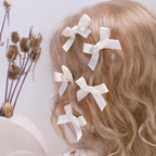 Mini Hair Bows Curly Little Girl Clip Bow Tie Barrette Hairpin Y2K 5-24 Pcs Headwear Accessories