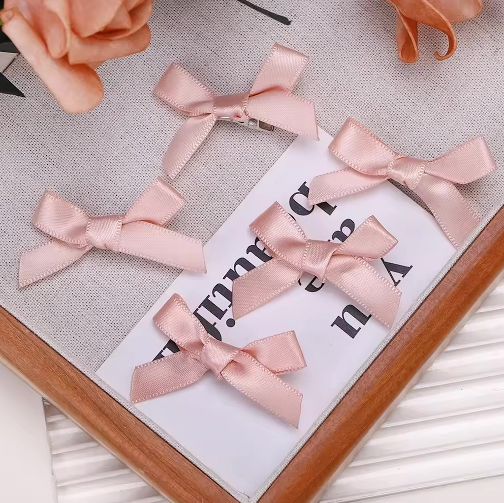 Mini Hair Bows Curly Little Girl Clip Bow Tie Barrette Hairpin Y2K 5-24 Pcs Headwear Accessories