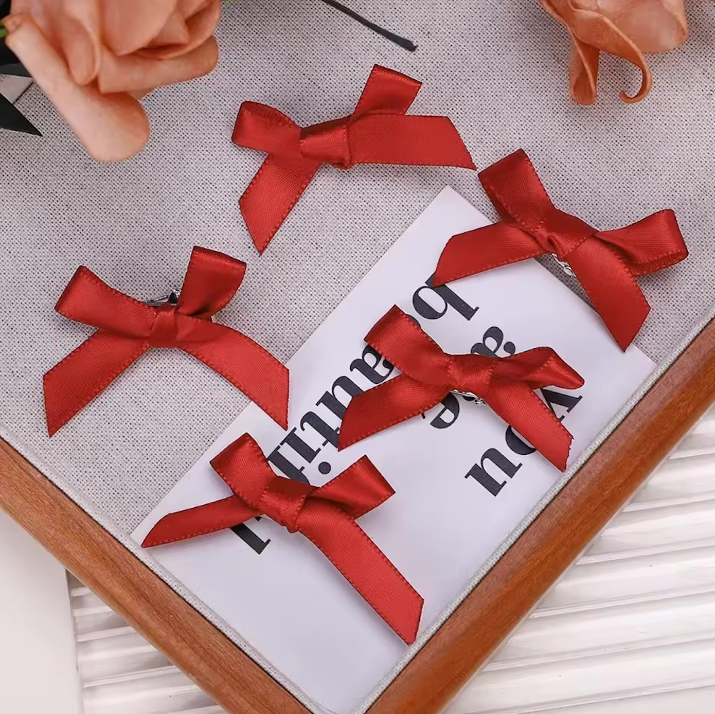 Mini Hair Bows Curly Little Girl Clip Bow Tie Barrette Hairpin Y2K 5-24 Pcs Headwear Accessories