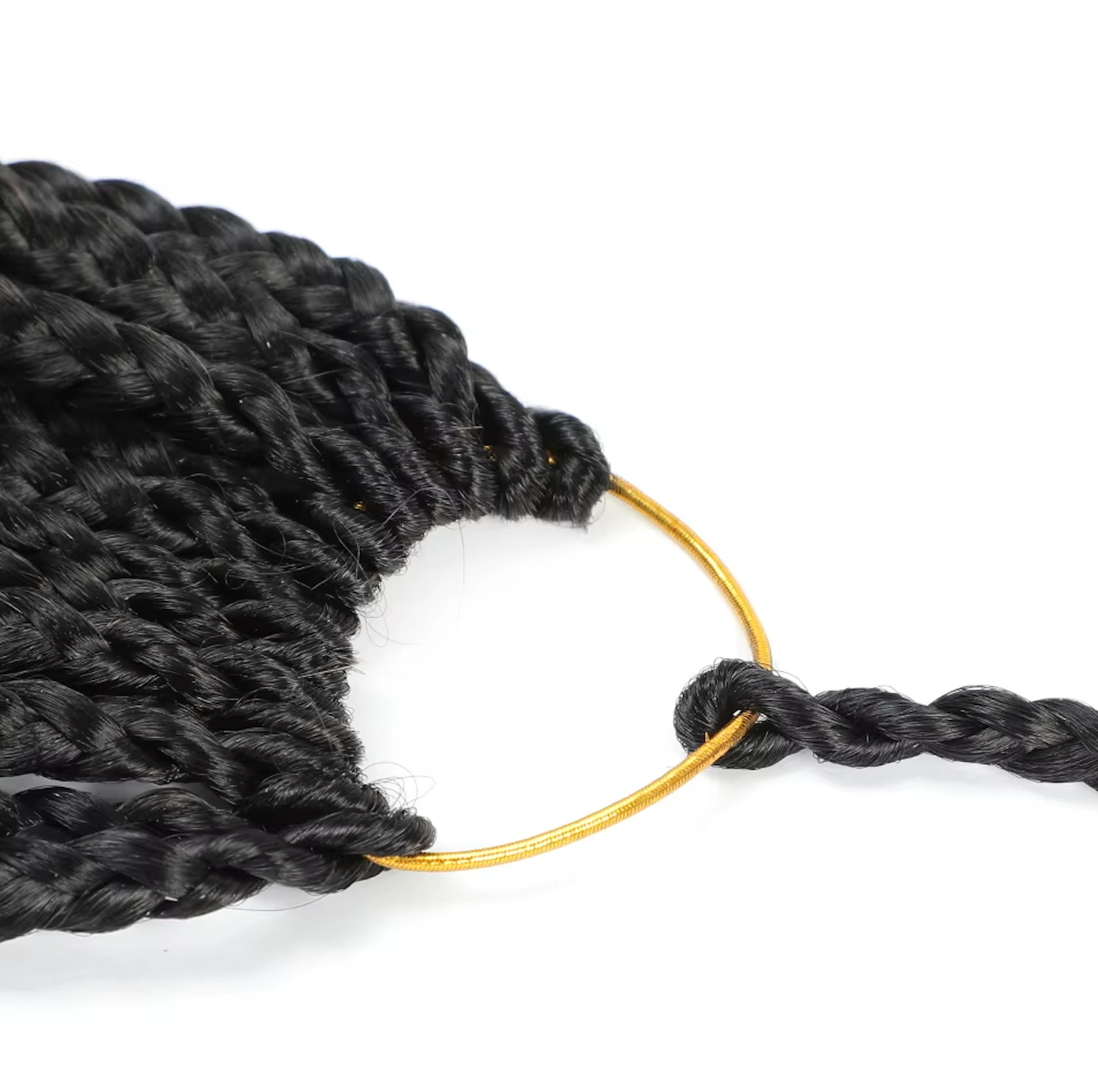 Bohemian Crochet Box Braids Pre Looped Curly Ends Synthetic Boho Goddess Ombre 1-8 Pack 14-24 Inch Hair Extensions