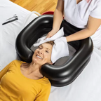 Inflatable Hair Wash Basin Dread Lock Detox Portable Shampoo At Home Bedridden Sink Bowl Elderly Pregnancy Disabled Injured Cleansing Assistance