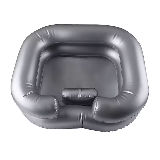 Inflatable Hair Wash Basin Dread Lock Detox Portable Shampoo At Home Bedridden Sink Bowl Elderly Pregnancy Disabled Injured Cleansing Assistance