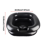 Inflatable Hair Wash Basin Dread Lock Detox Portable Shampoo At Home Bedridden Sink Bowl Elderly Pregnancy Disabled Injured Cleansing Assistance
