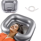 Inflatable Hair Wash Basin Dread Lock Detox Portable Shampoo At Home Bedridden Sink Bowl Elderly Pregnancy Disabled Injured Cleansing Assistance