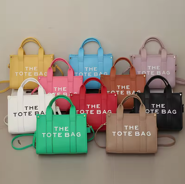 The Trending Tote Bag Colorful Cross Body Shoulder Womans Handbag Leather Fashion Purse