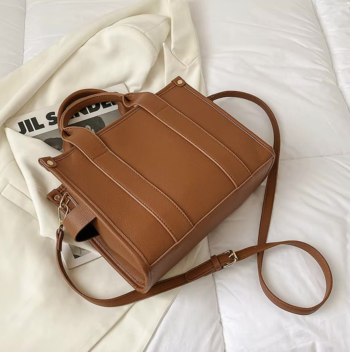 The Trending Tote Bag Colorful Cross Body Shoulder Womans Handbag Leather Fashion Purse