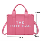 The Trending Tote Bag Colorful Cross Body Shoulder Womans Handbag Leather Fashion Purse