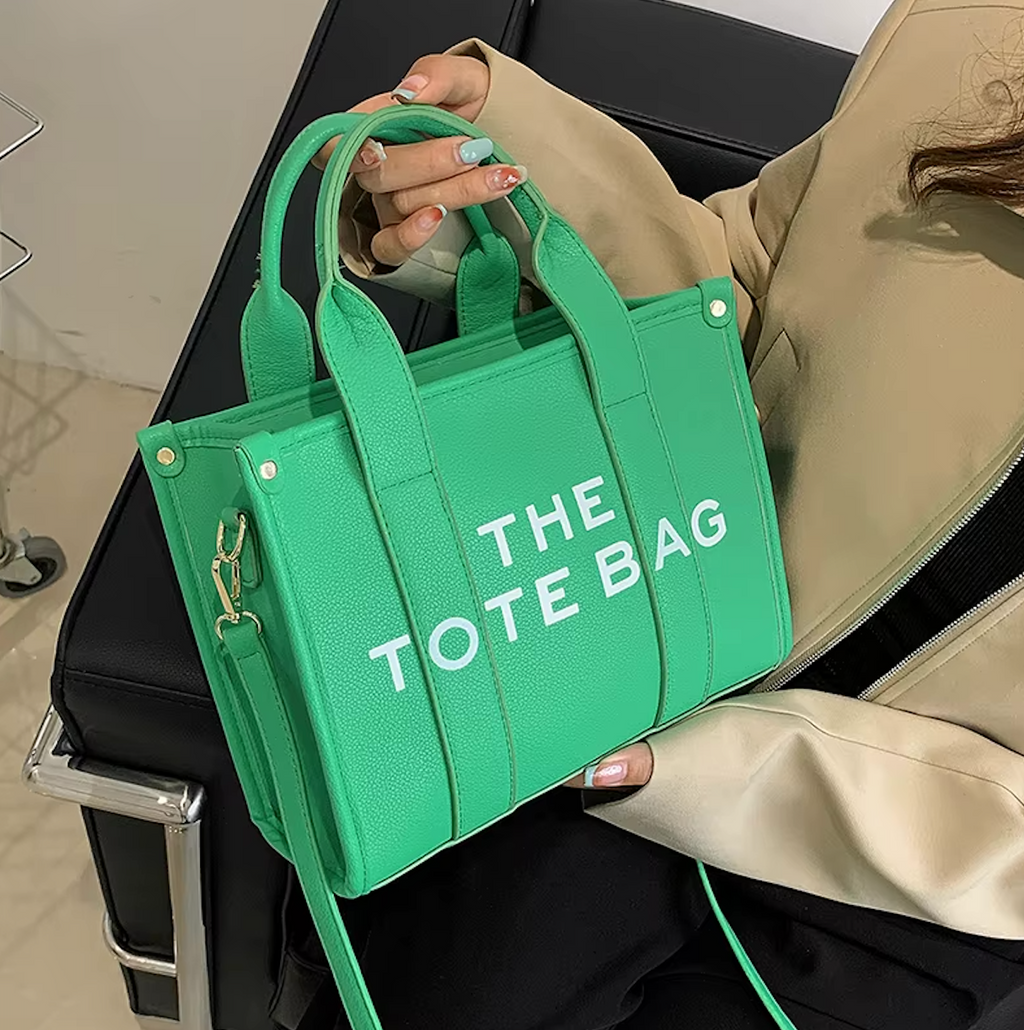 The Trending Tote Bag Colorful Cross Body Shoulder Womans Handbag Leather Fashion Purse