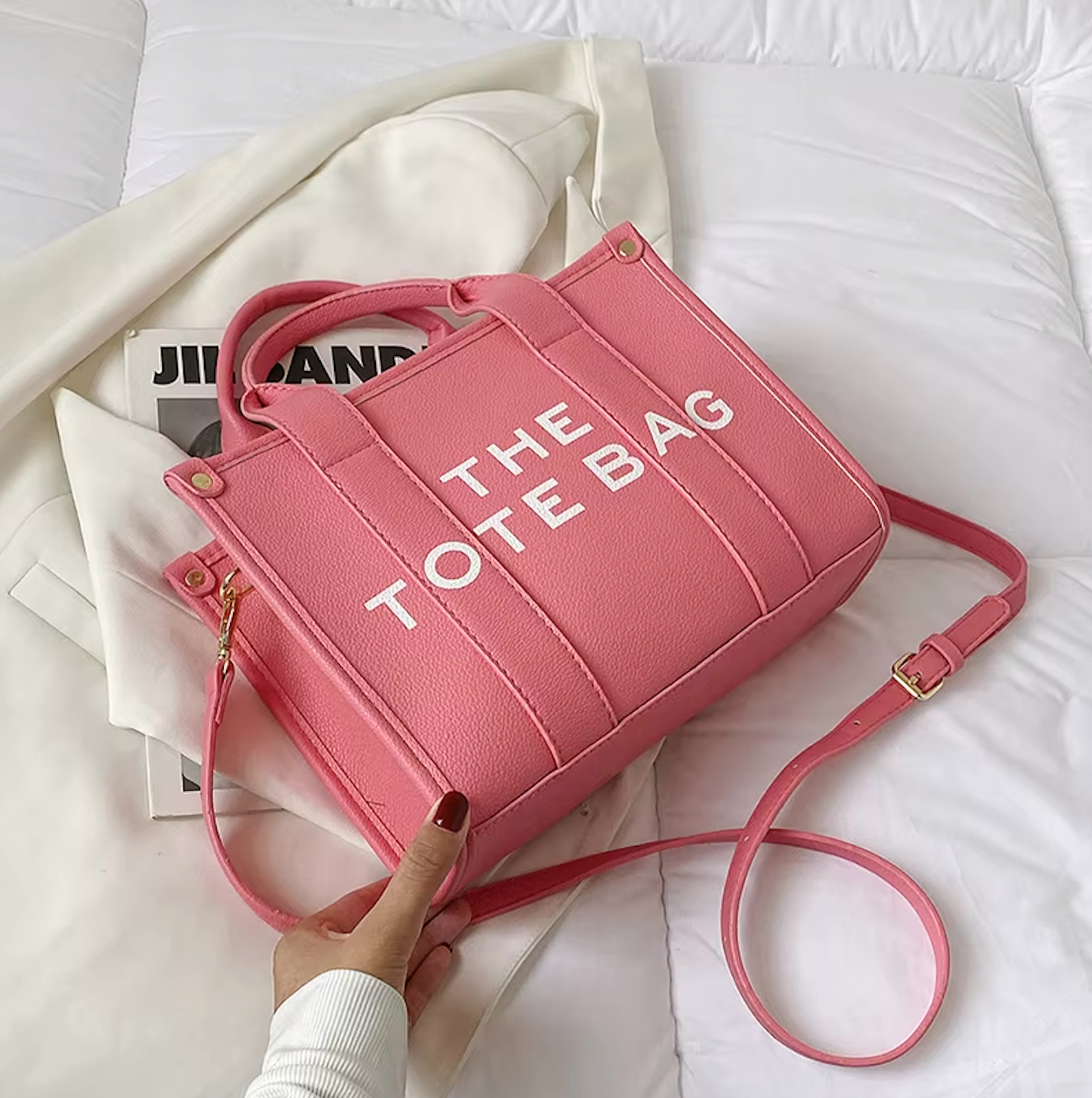 The Trending Tote Bag Colorful Cross Body Shoulder Womans Handbag Leather Fashion Purse