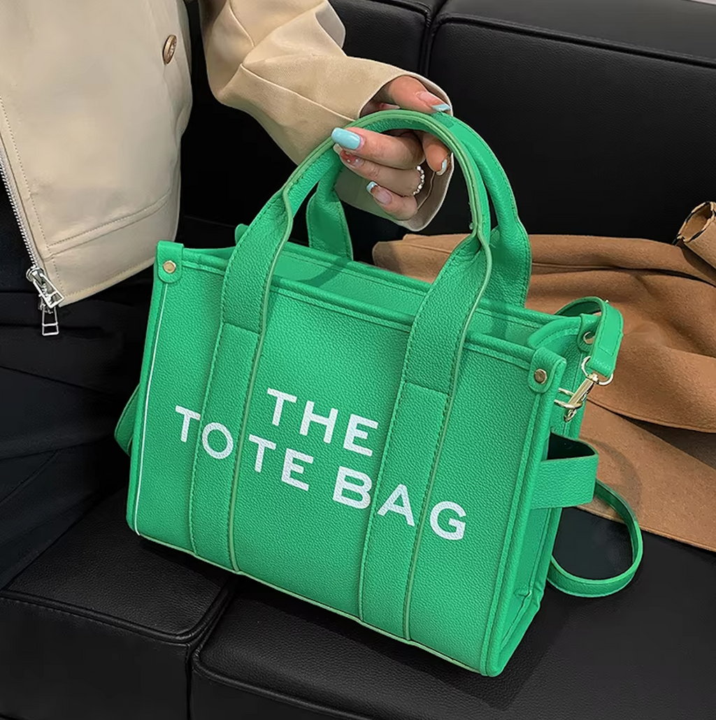 The Trending Tote Bag Colorful Cross Body Shoulder Womans Handbag Leather Fashion Purse