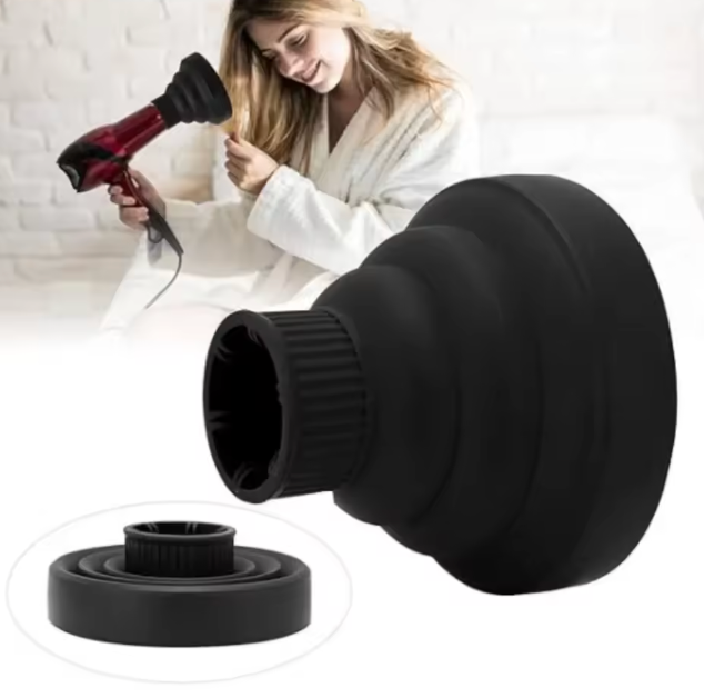 Natural Hair Detachable Curl Diffuser Blow Dryer Attachment Silicone Portable Hair Crying Defining Cover Styling Accessory Tool