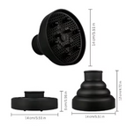 Natural Hair Detachable Curl Diffuser Blow Dryer Attachment Silicone Portable Hair Crying Defining Cover Styling Accessory Tool