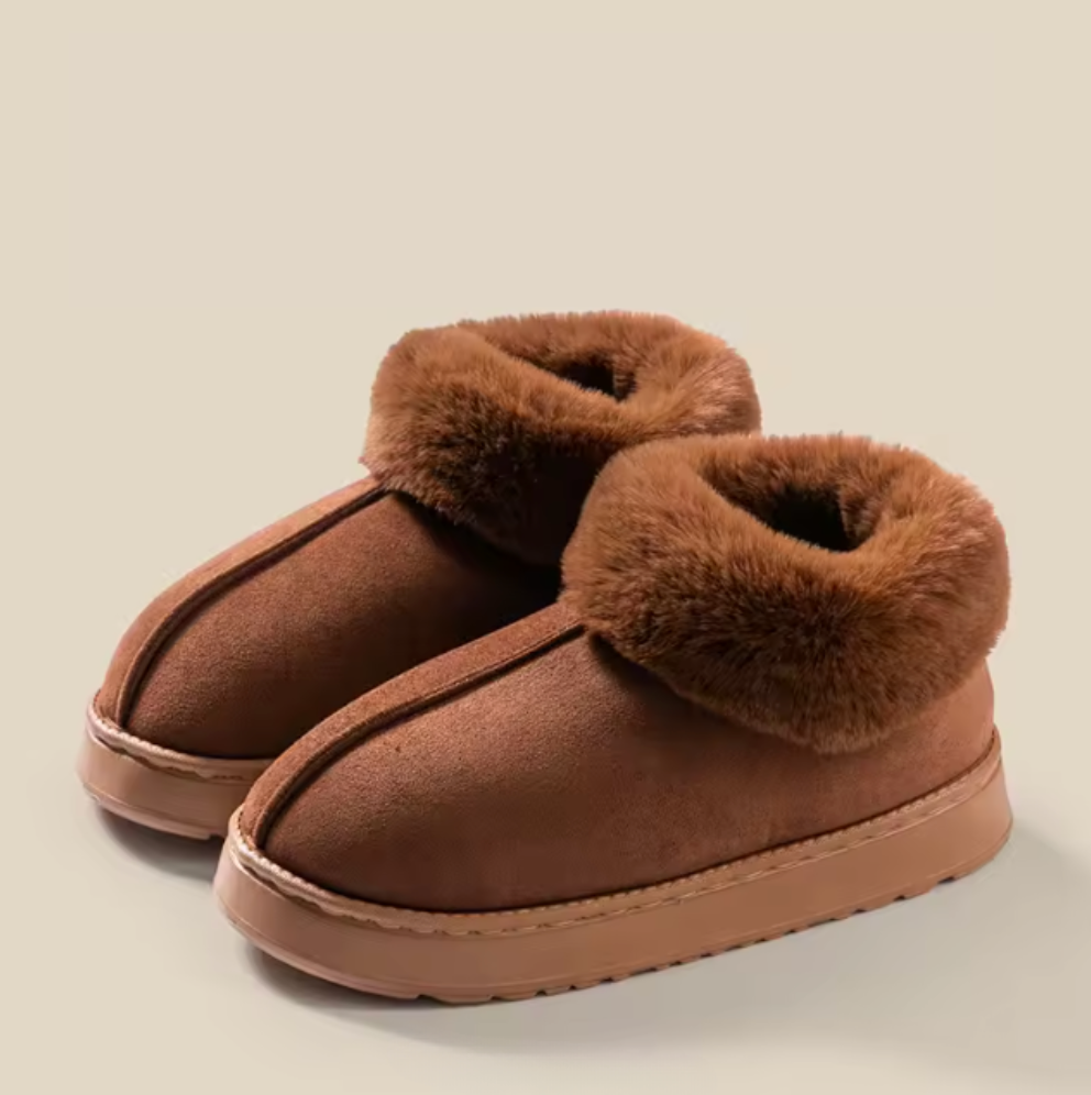 Low Top Fur Winter Fall Boots Fluffy Plush Antislip Fashion Slipper Warm Comfortable House Indoor Outdoor Insulated Thick Trending Ankle Boots
