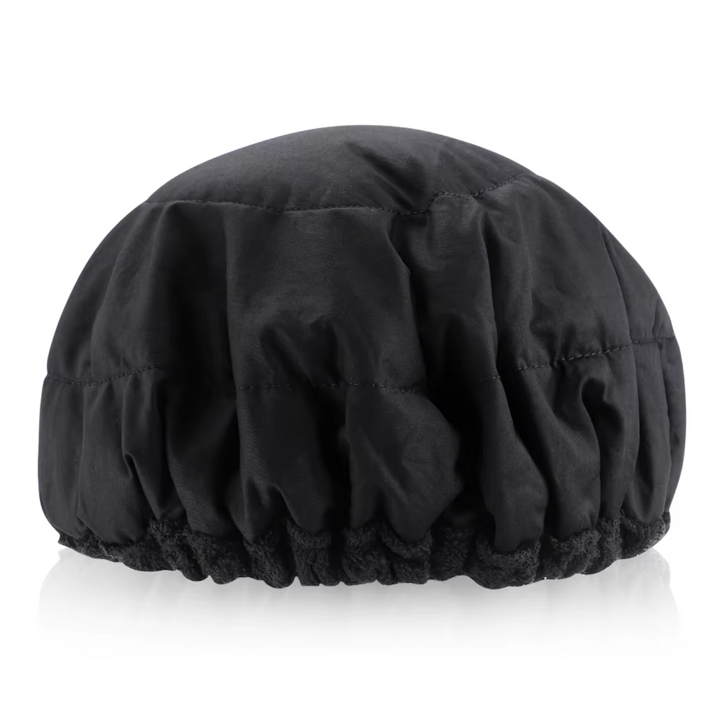 Flax Seed Deep Conditioning Heating Growth Promoting Hydrating Hair Washing Shampoo Conditioner Cap Natural Hair Microwave Steaming Oil Hair Growth Portable Cordless Repair Shower Cap