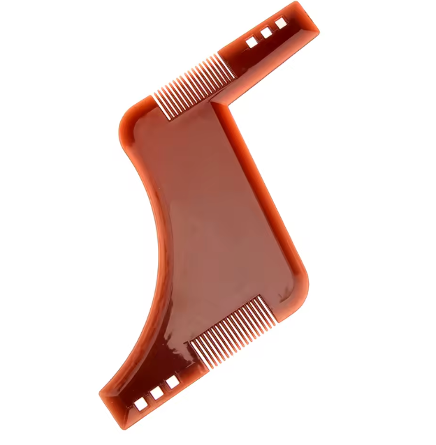 Mens Beard Trimming Assistance Guard Razor Shaping Styling Hair Comb
