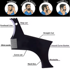 Mens Beard Trimming Assistance Guard Razor Shaping Styling Hair Comb