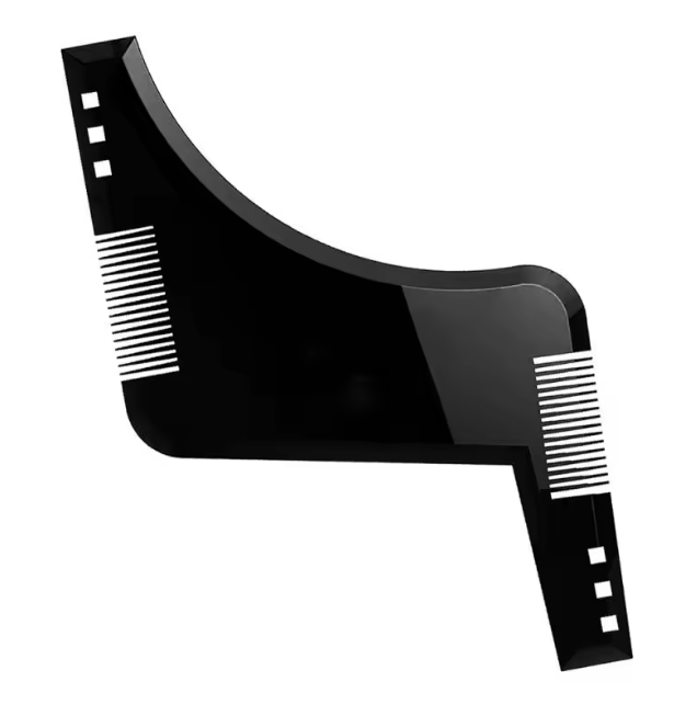 Mens Beard Trimming Assistance Guard Razor Shaping Styling Hair Comb