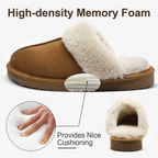 Fluffy Fur House Outdoor Slides Flat Slip On Comfortable Warm Winter Trending Shoes