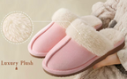 Fluffy Fur House Outdoor Slides Flat Slip On Comfortable Warm Winter Trending Shoes