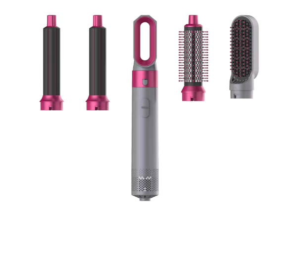 5 In 1 Hair Appliance Professional Curler Hair Dryer Straightener Hot Comb Set