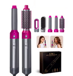 5 In 1 Hair Appliance Professional Curler Hair Dryer Straightener Hot Comb Set
