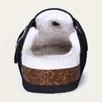 Suede Leather Clog Womens Mens Nonslip Outdoor Indoor Slides Slipper Shoes Arch Support Padded Winter Shoes