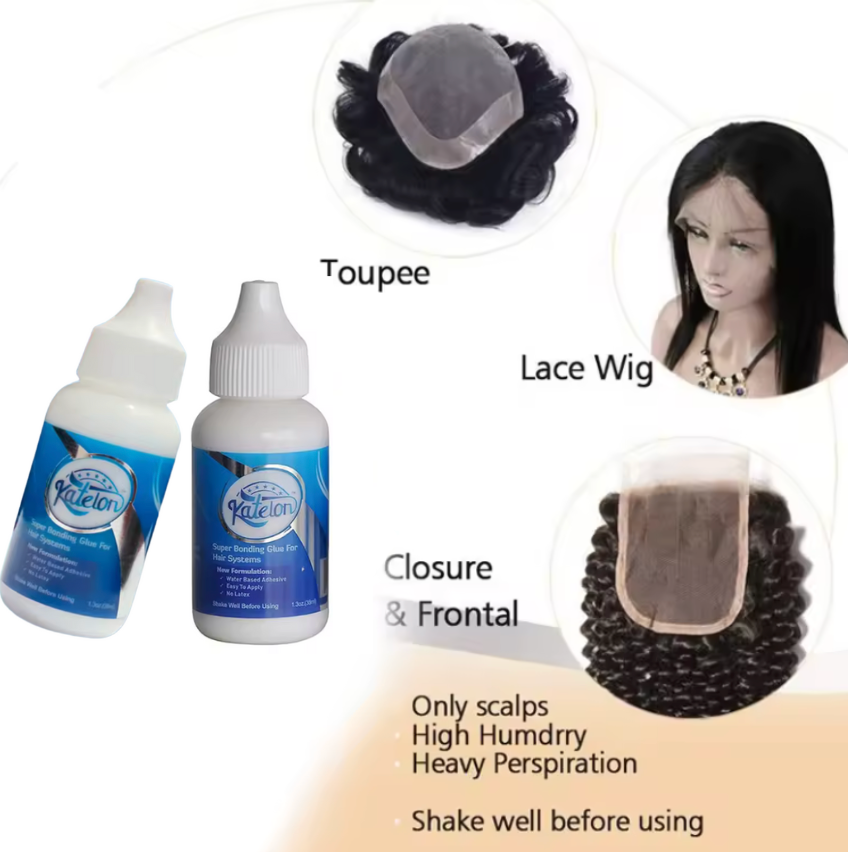 WaterProof Lace Glue Adhesive Lace Wig Tape Fast Attachment Strong Hold 38ml Super Adhesive Styling