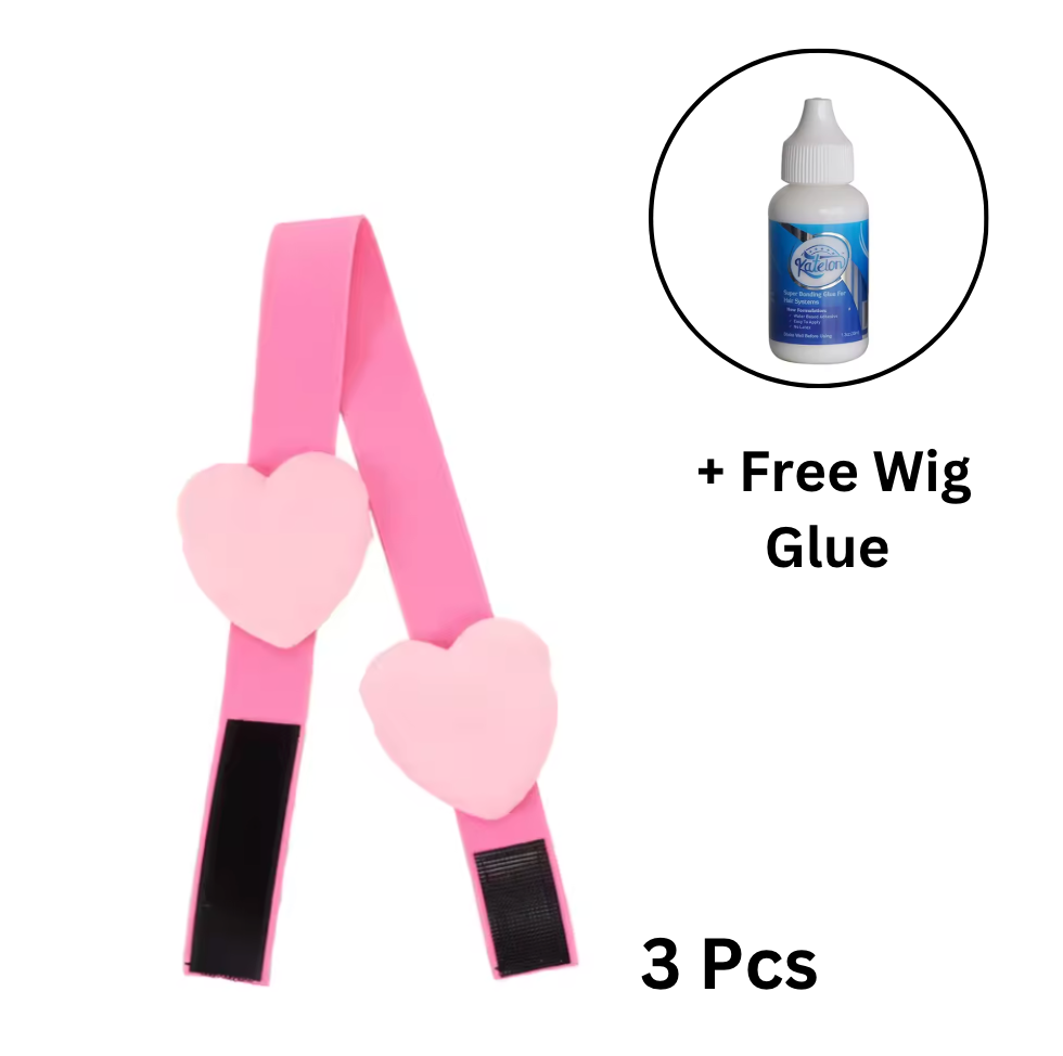 Wig Melt Lace Band Protective Heart Ear Covers Wig Frontal Edges Band