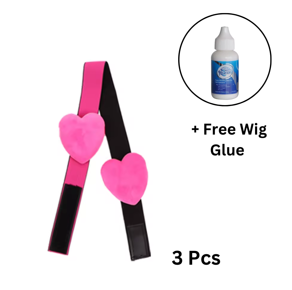 Wig Melt Lace Band Protective Heart Ear Covers Wig Frontal Edges Band