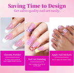 144 Pcs Set French Tip Press On Nails + Toenails DIY High Quality Set (144PCS) | Salon Look in Minutes