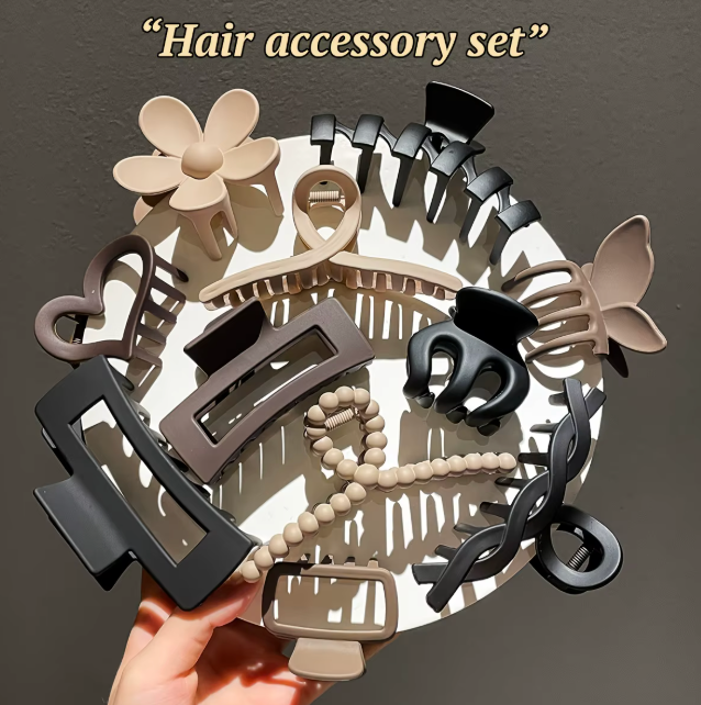 11 Pcs Claw Clip Set Durable Summer Hair Accessory Assorted Pack