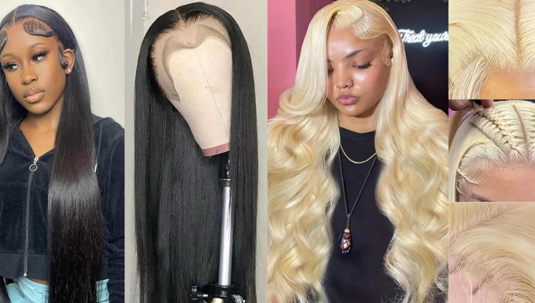 PICK 2 DEAL 26 inch 13x4 Inch Straight/Body Wave/Deep Wave Human Hair Wig🔥