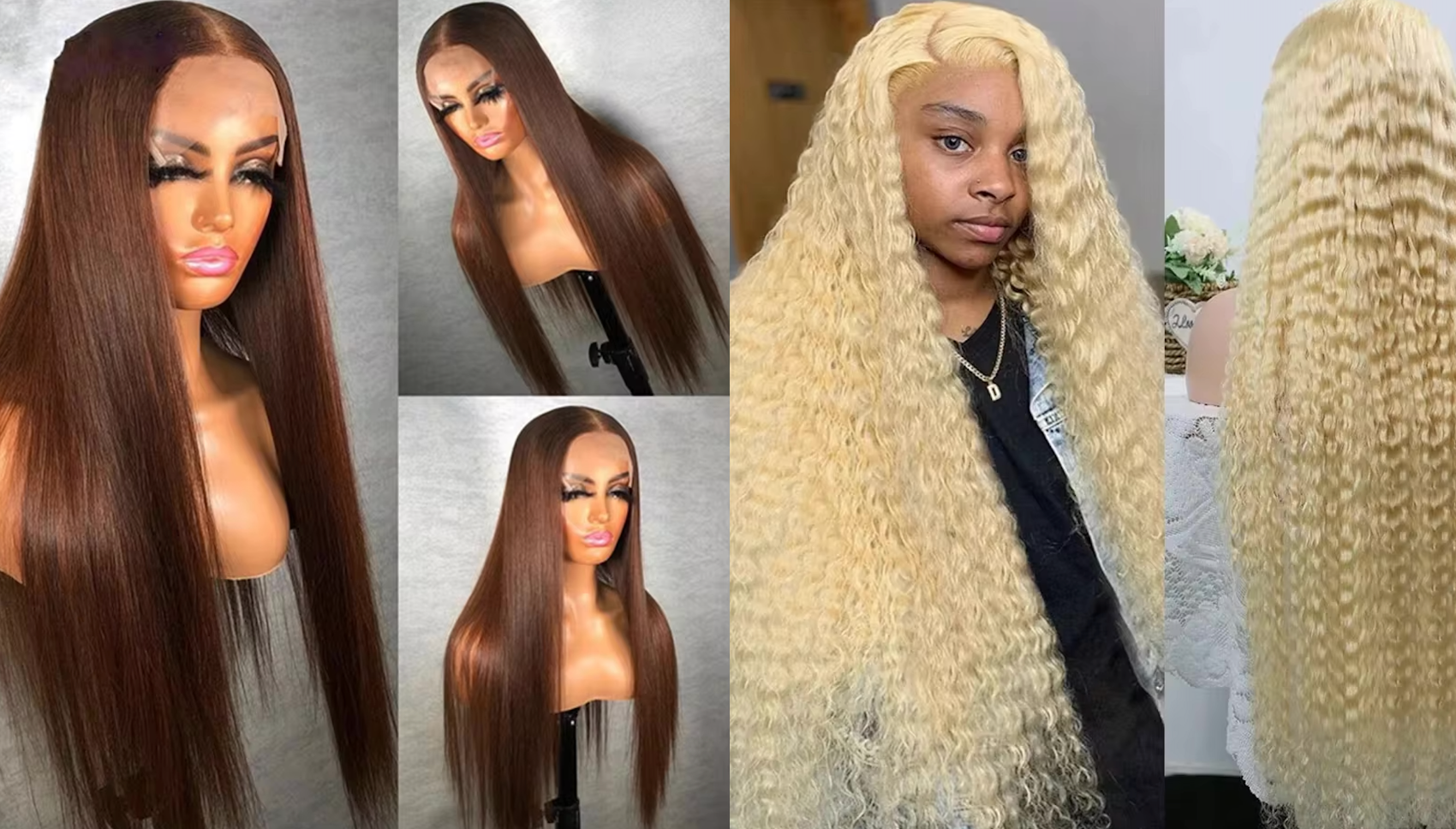 PICK 2 DEAL 26 inch 13x4 Inch Straight/Body Wave/Deep Wave Human Hair Wig🔥