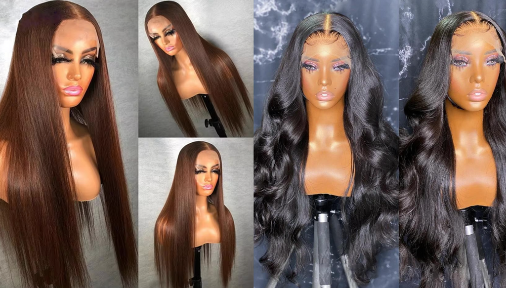 PICK 2 DEAL 26 inch 13x4 Inch Straight/Body Wave/Deep Wave Human Hair Wig🔥