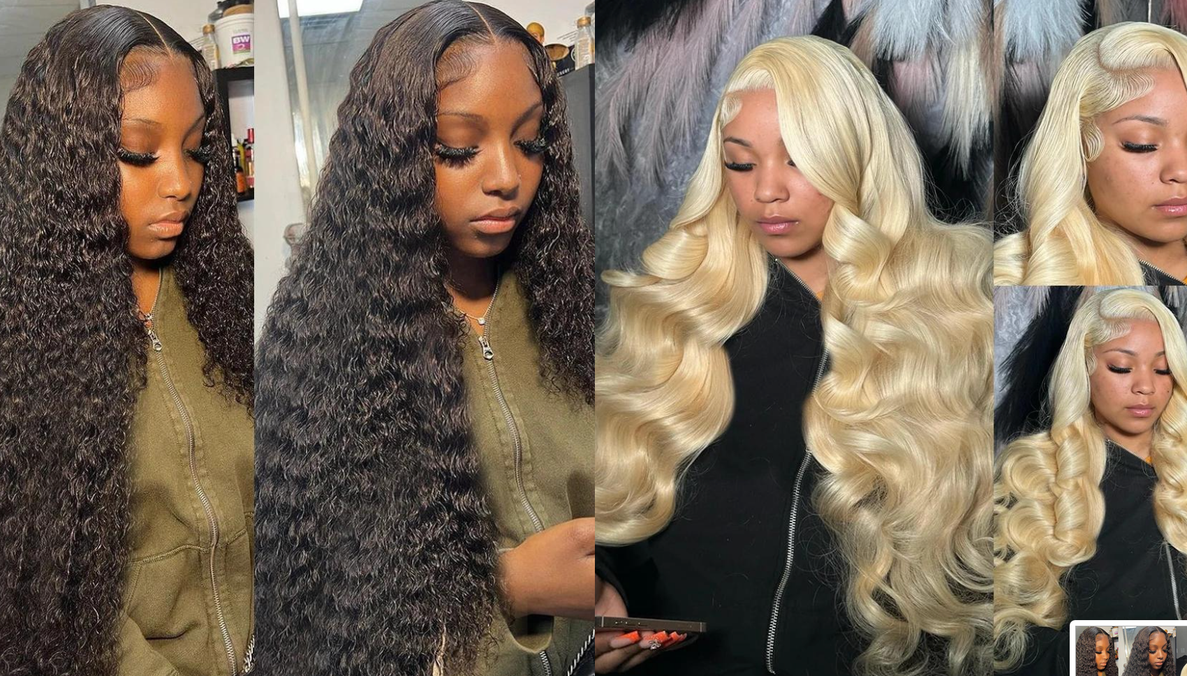 PICK 2 DEAL 26 inch 13x4 Inch Straight/Body Wave/Deep Wave Human Hair Wig🔥