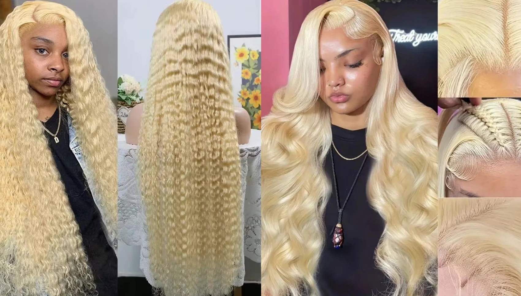 PICK 2 DEAL 26 inch 13x4 Inch Straight/Body Wave/Deep Wave Human Hair Wig🔥