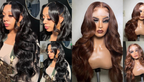 PICK 2 DEAL 26 inch 13x4 Inch Straight/Body Wave/Deep Wave Human Hair Wig🔥