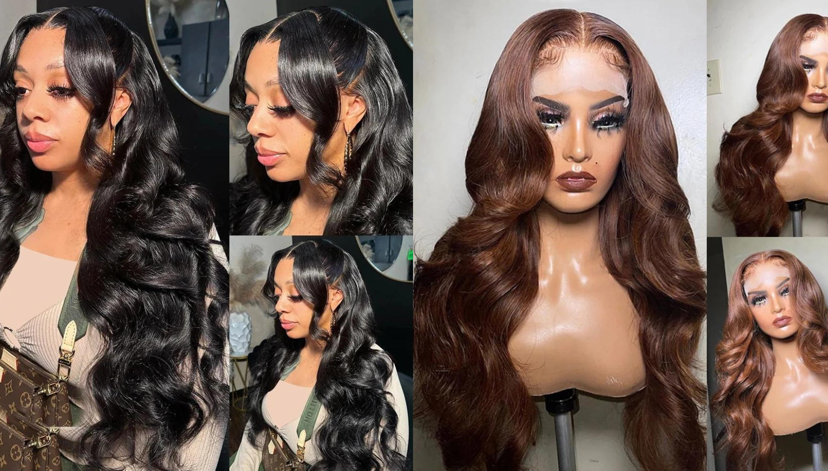 PICK 2 DEAL 26 inch 13x4 Inch Straight/Body Wave/Deep Wave Human Hair Wig🔥
