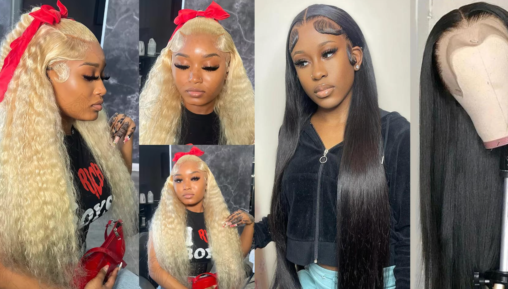 PICK 2 DEAL 26 inch 13x4 Inch Straight/Body Wave/Deep Wave Human Hair Wig🔥