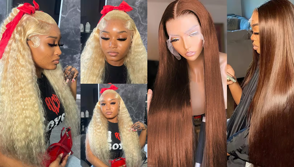 PICK 2 DEAL 26 inch 13x4 Inch Straight/Body Wave/Deep Wave Human Hair Wig🔥