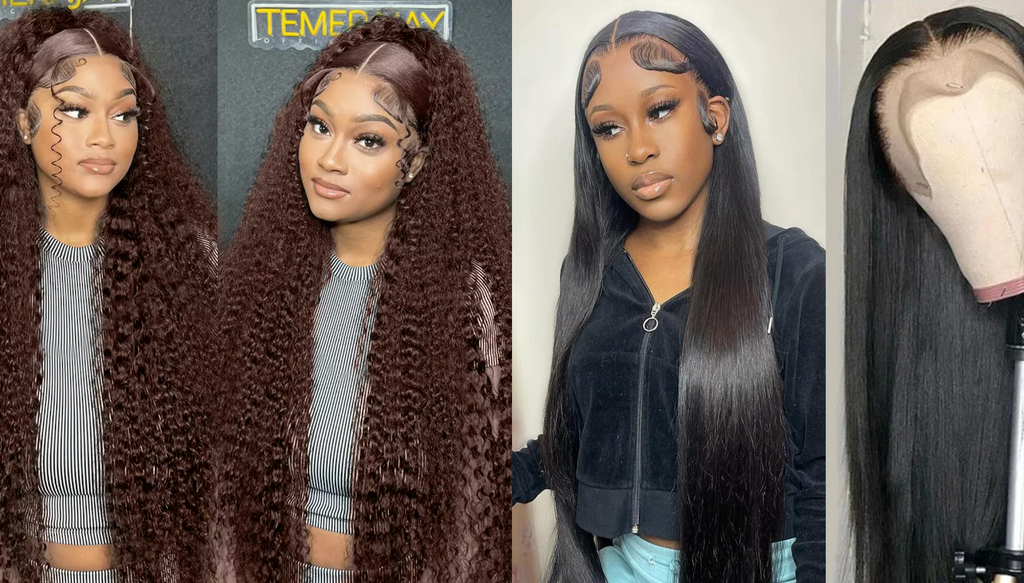 PICK 2 DEAL 26 inch 13x4 Inch Straight/Body Wave/Deep Wave Human Hair Wig🔥